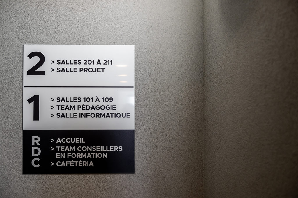 Signalétique intérieure